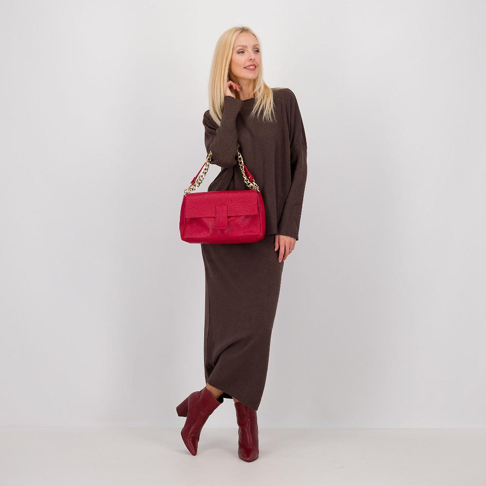 QVC Lucrezia Sciortino Maglia A Scatola In Misto Viscosa Con Maniche Lunghe