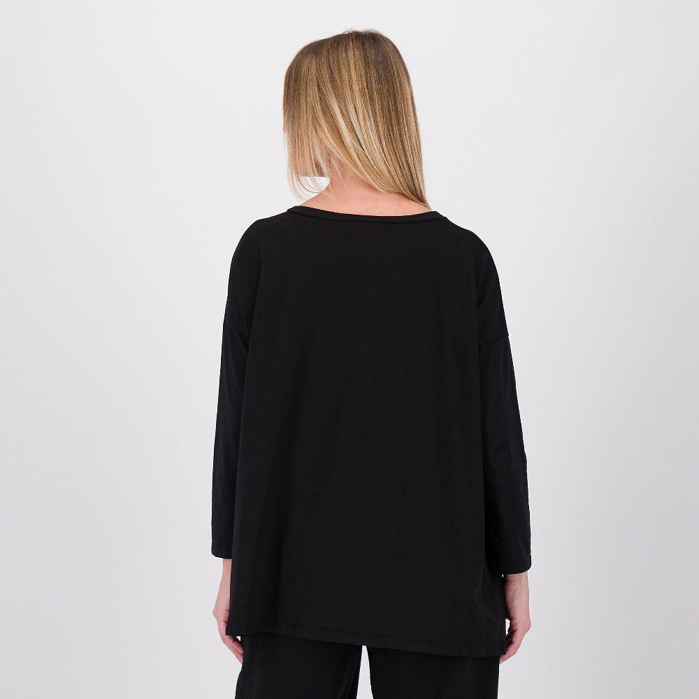 QVC LUCREZIA SCIORTINO Maglia A Trapezio In Jersey Con Spacchi