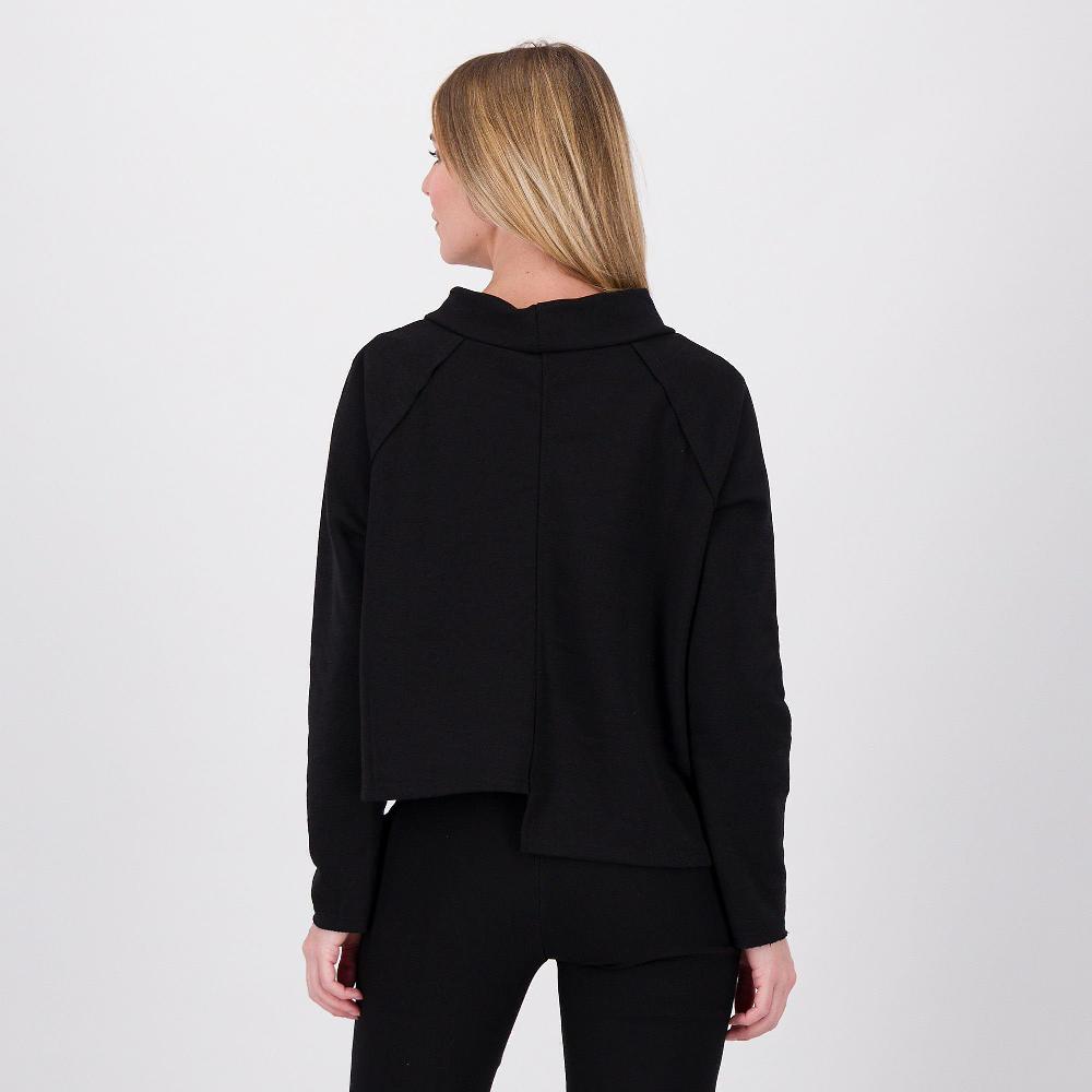 QVC LUCREZIA SCIORTINO Maglia Ampia In Felpa Leggera A Manica Lunga