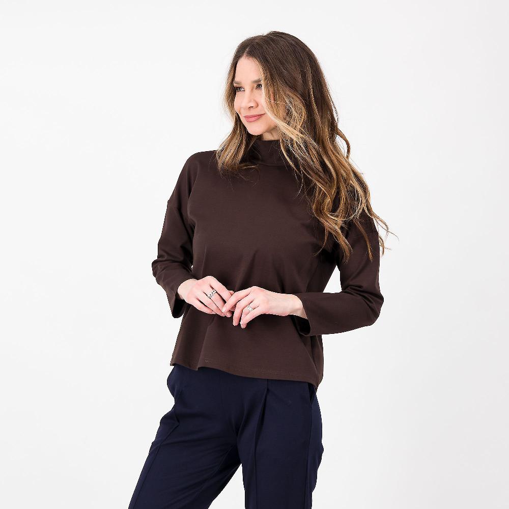 QVC LUCREZIA SCIORTINO Maglia collo cratere in punto Milano