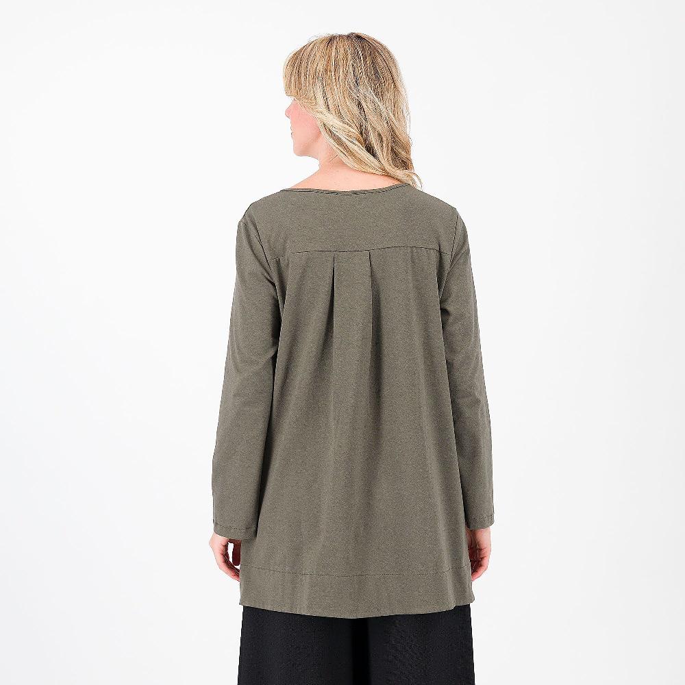 QVC LUCREZIA SCIORTINO Maglia In Jersey Di Misto Cotone Con Spacchi