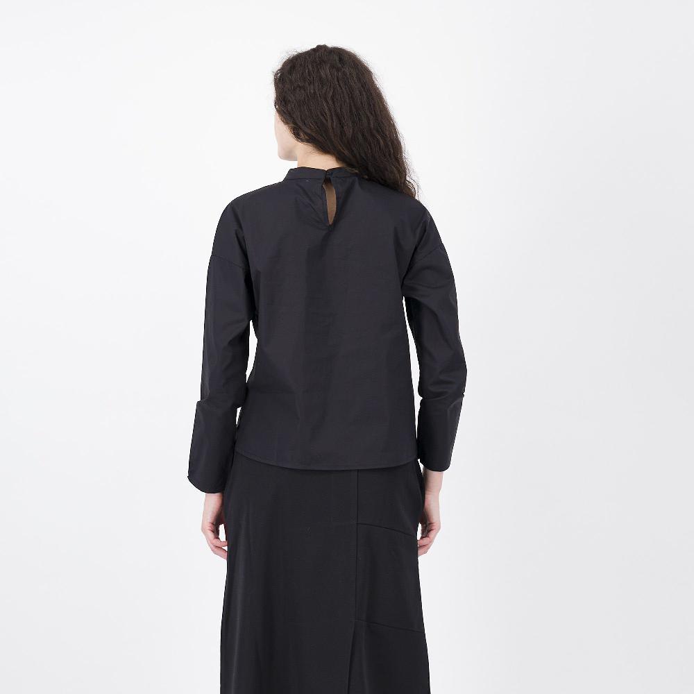 QVC LUCREZIA SCIORTINO Maglia In Popeline Di Cotone Con Collo Alla Coreana