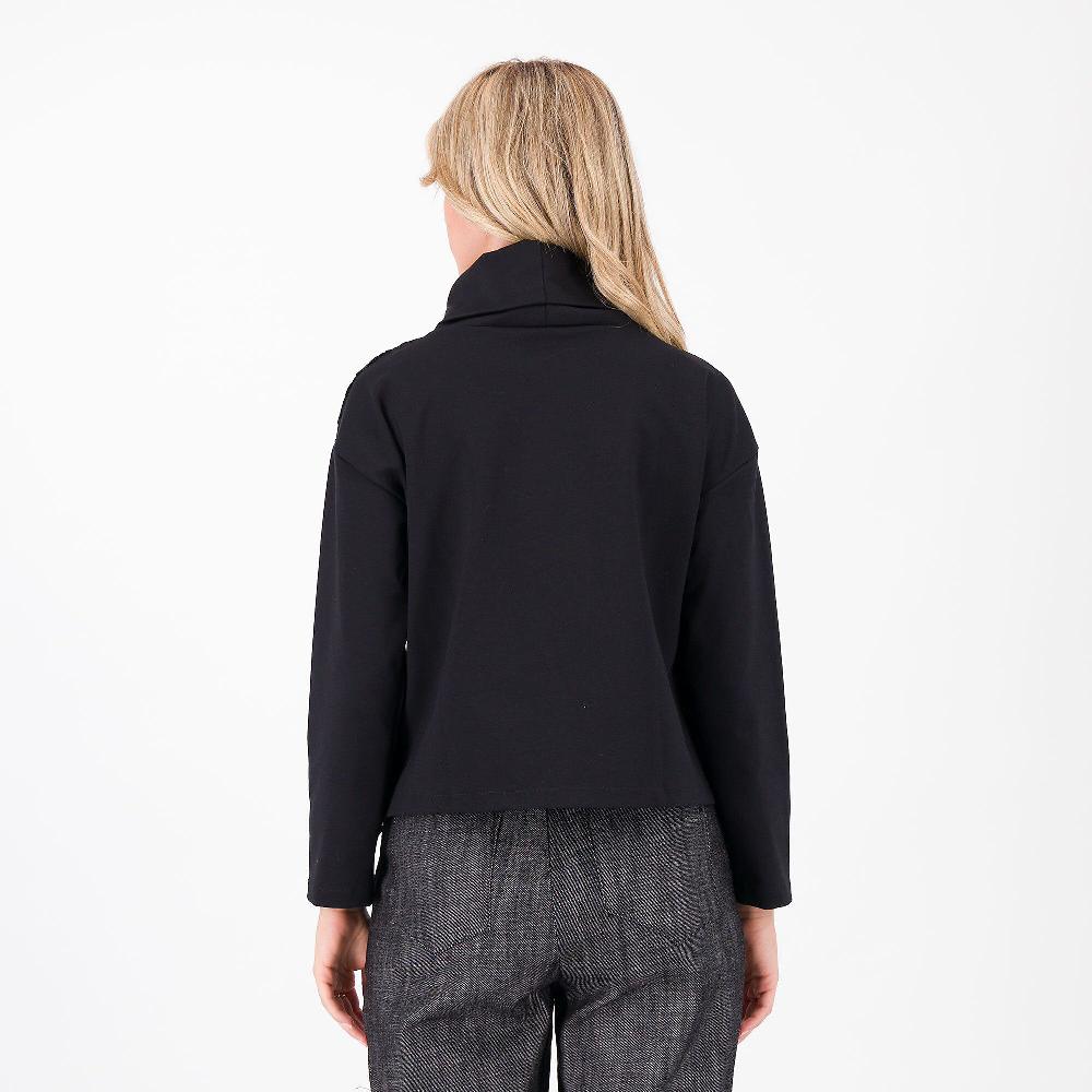 QVC LUCREZIA SCIORTINO Maglia In Punto Milano Con Davanti In Pizzo