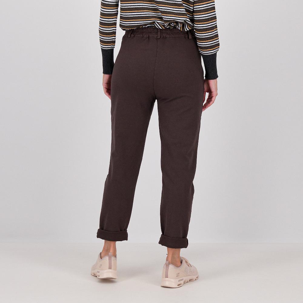 QVC LUCREZIA SCIORTINO Pantaloni A Carota In Felpa Leggera Con Tasche Alla Francese