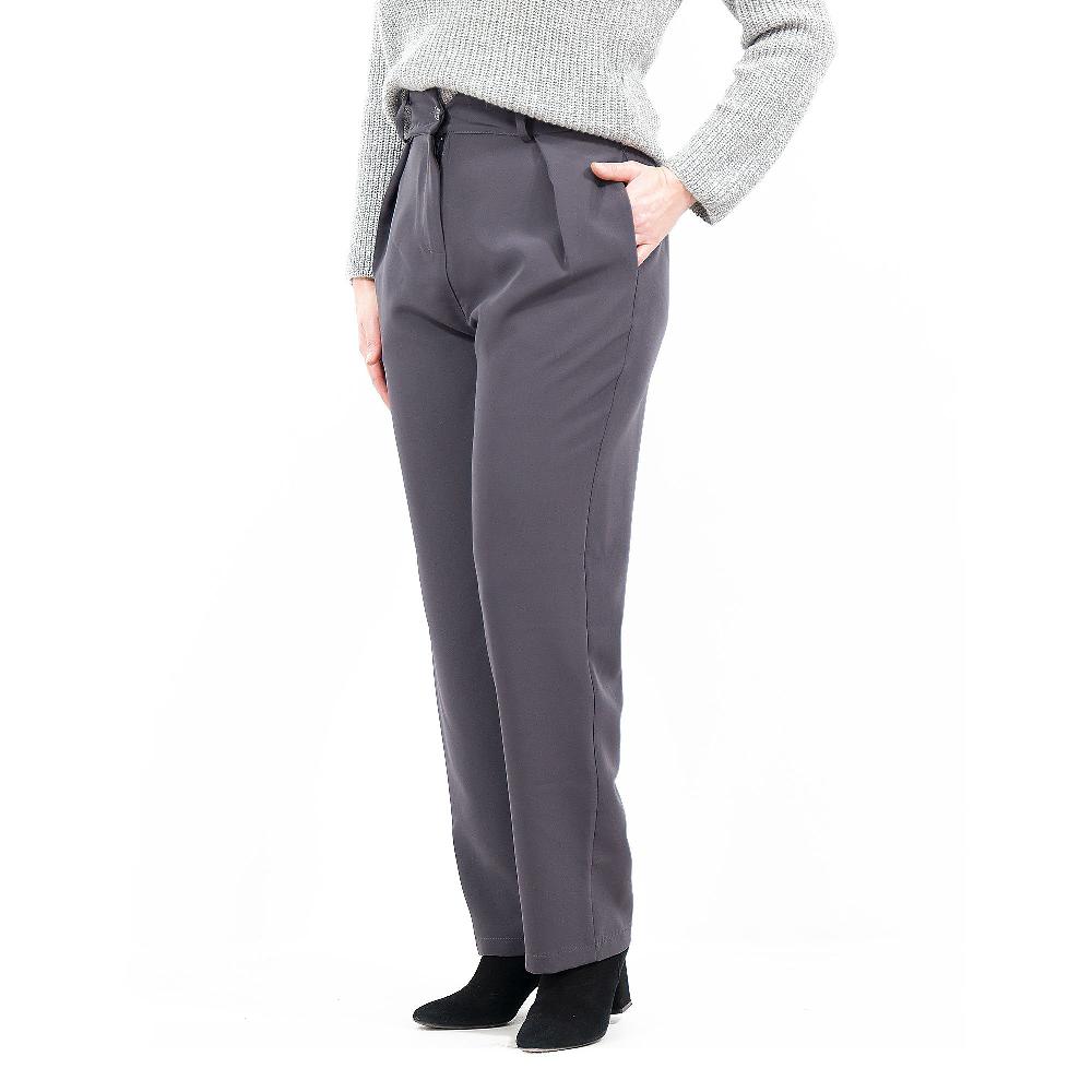 QVC LUCREZIA SCIORTINO Pantaloni a carota in tessuto bi-stretch
