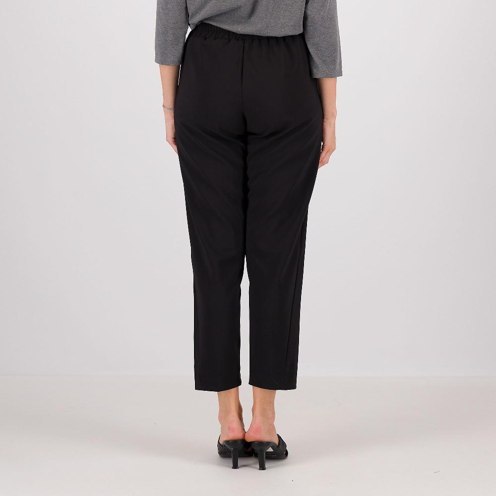 QVC LUCREZIA SCIORTINO Pantaloni A Carota In Tessuto Fluido Con Elastico Dietro
