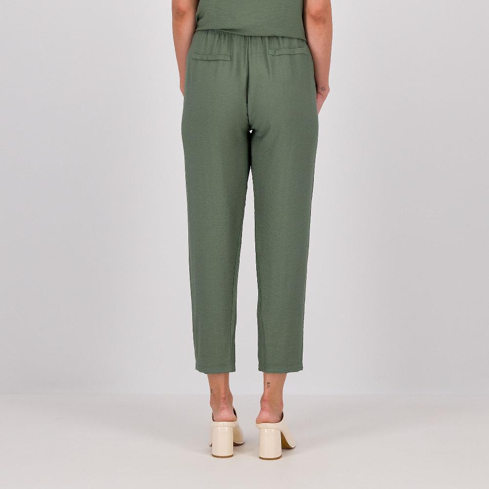 QVC LUCREZIA SCIORTINO Pantaloni A Carota In Viscosa Con Elastico