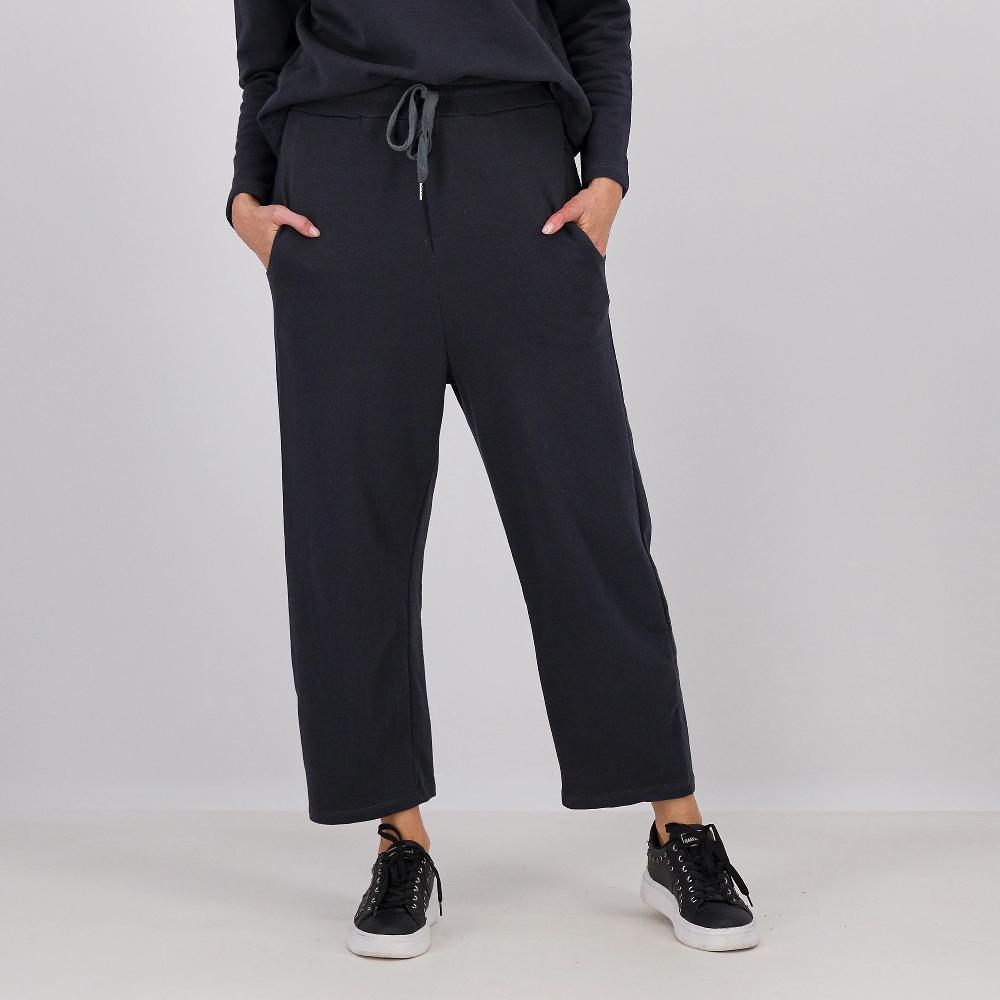 QVC LUCREZIA SCIORTINO Pantaloni balloon in felpa di cotone con tasche stondate