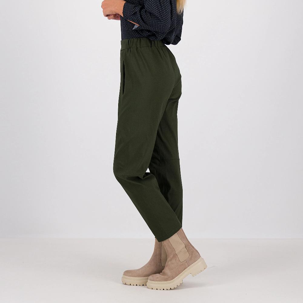 QVC Lucrezia Sciortino Pantaloni Balloon In Tessuto Super-stretch Con Tasche