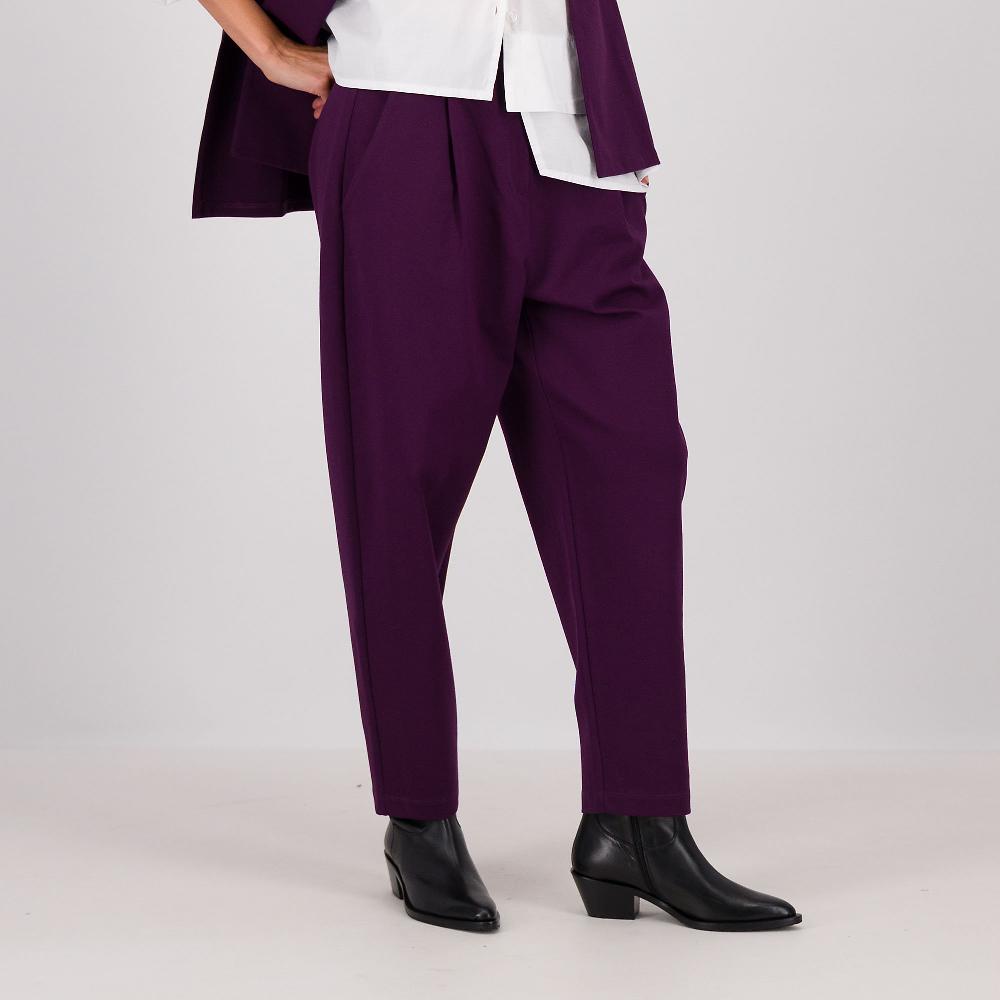 QVC Lucrezia Sciortino Pantaloni In Punto Milano Con Pinces