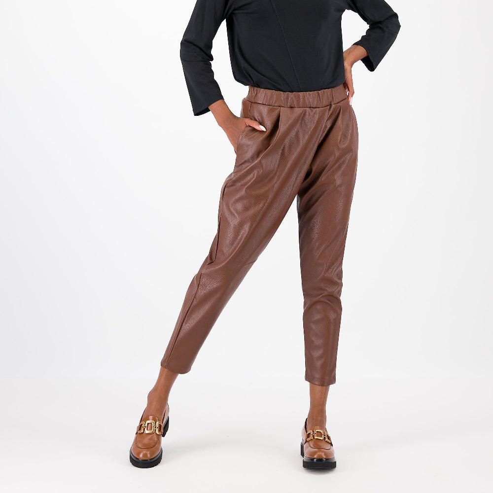 QVC LUCREZIA SCIORTINO Pantaloni in tessuto spalmato