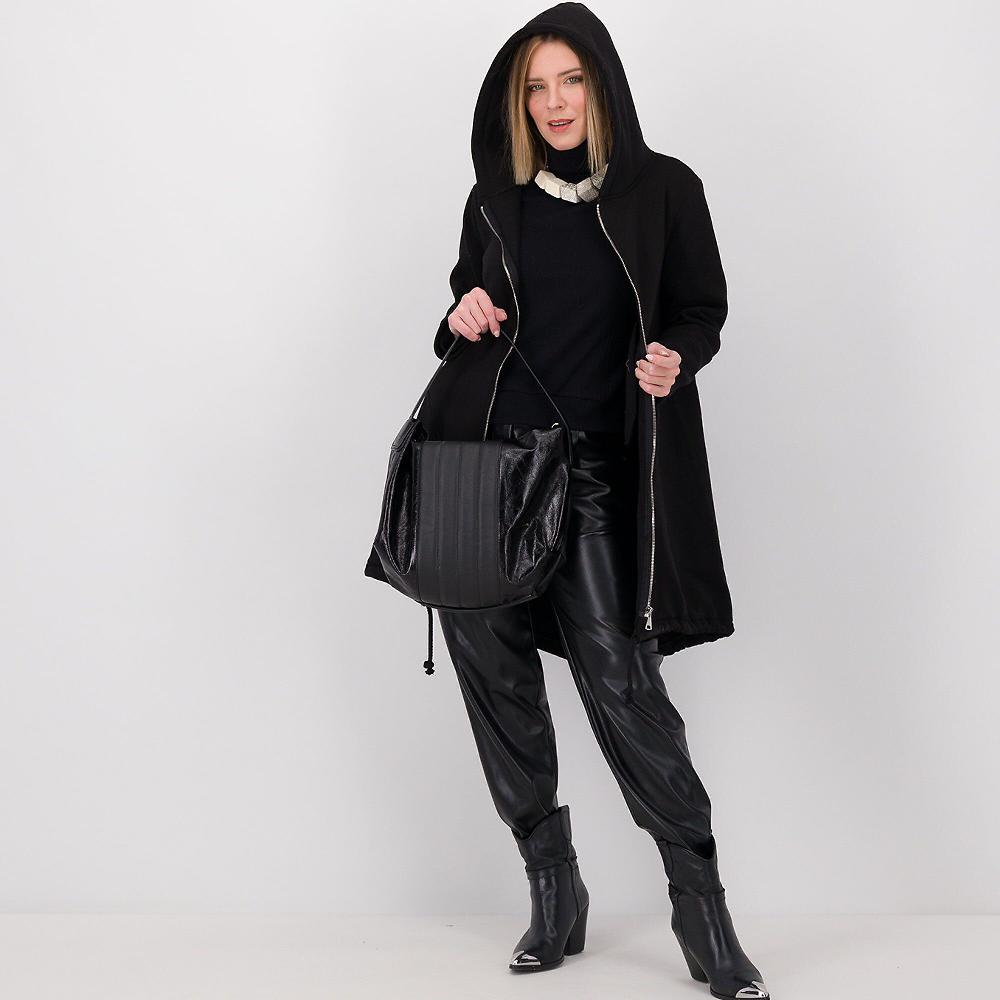 QVC LUCREZIA SCIORTINO Parka In Felpa Con Cappuccio