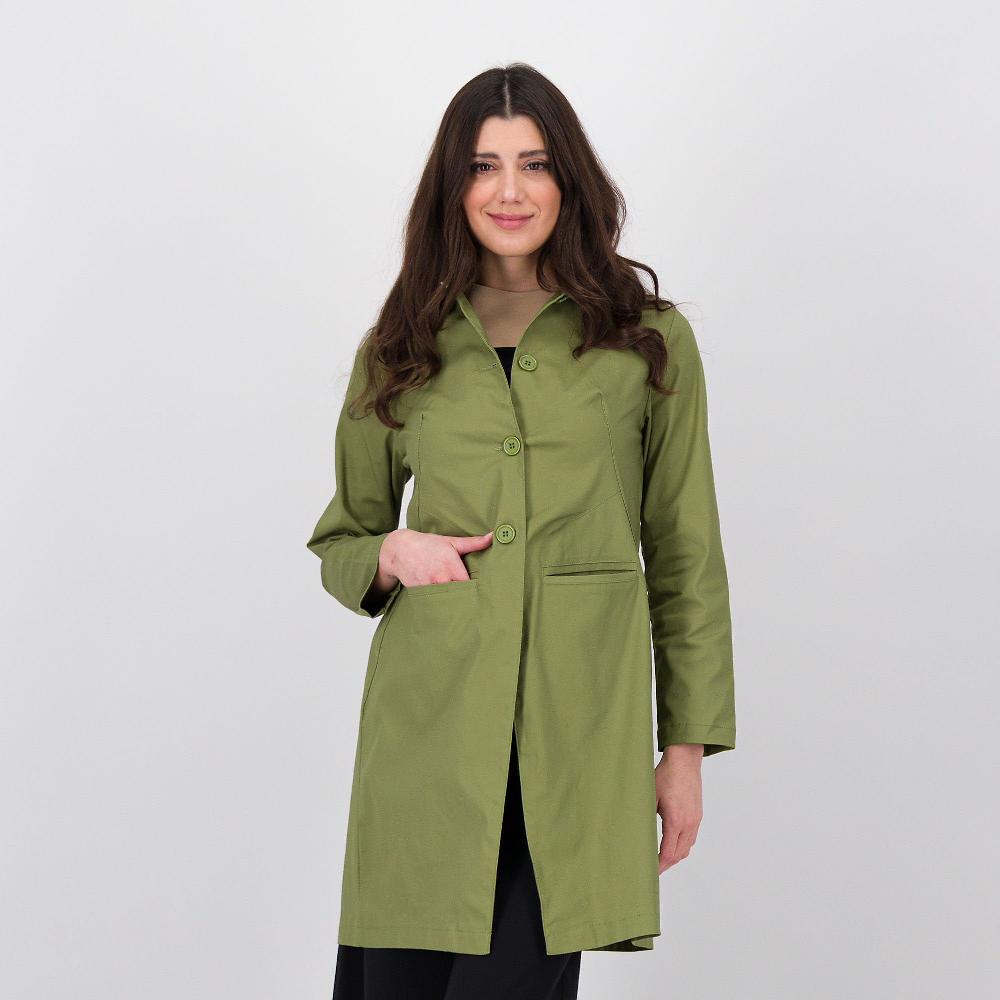 QVC LUCREZIA SCIORTINO Spolverino in gabardina di cotone
