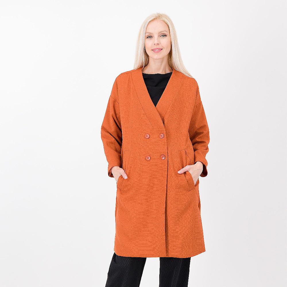 QVC LUCREZIA SCIORTINO Spolverino in tessuto crépe fiammato