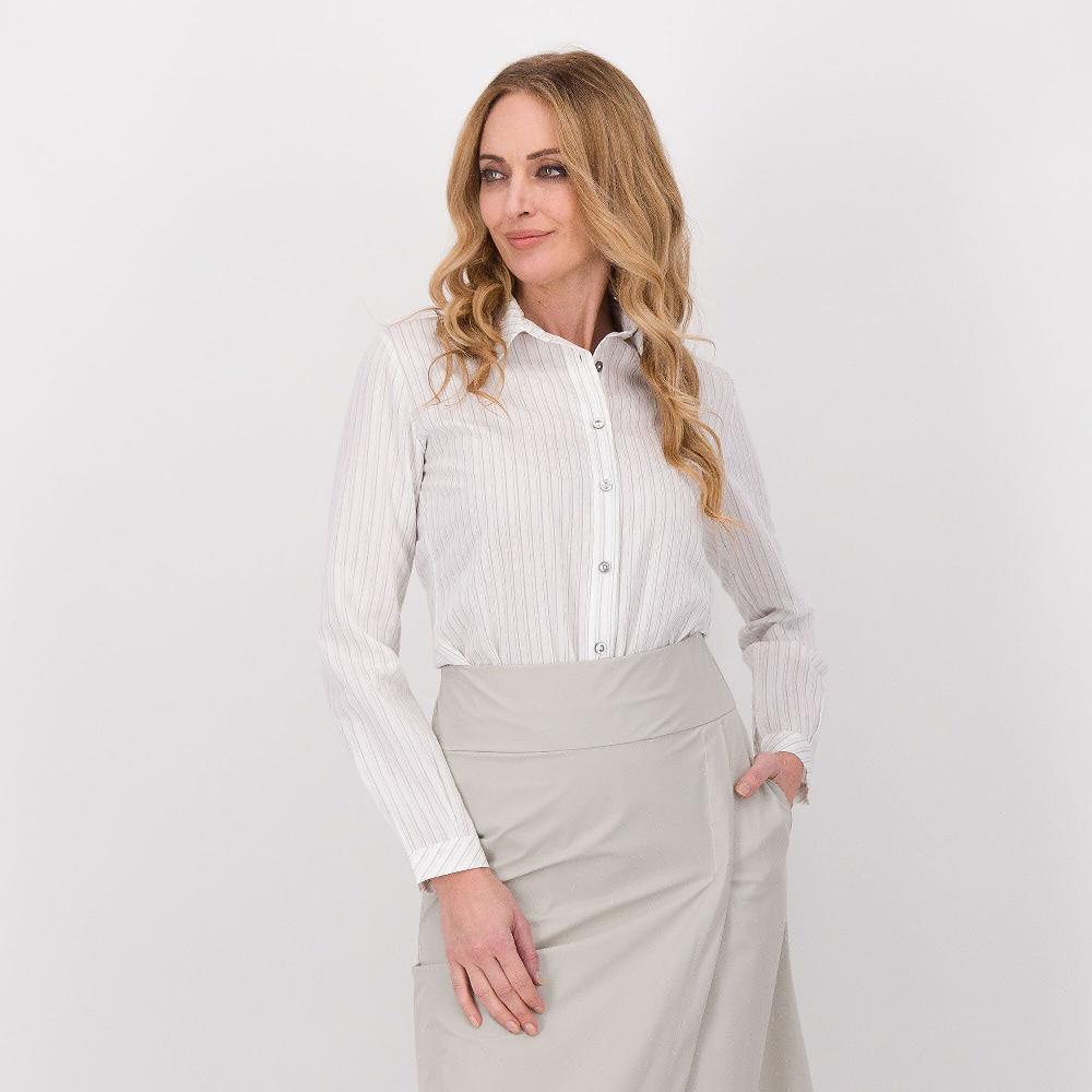 QVC M’ama Camicia in misto modal con maniche lunghe