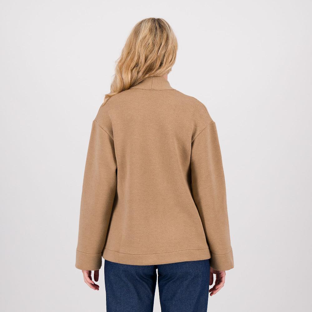 QVC M’ama Giacca In Maglia Con Alamaro E Manica Lunga