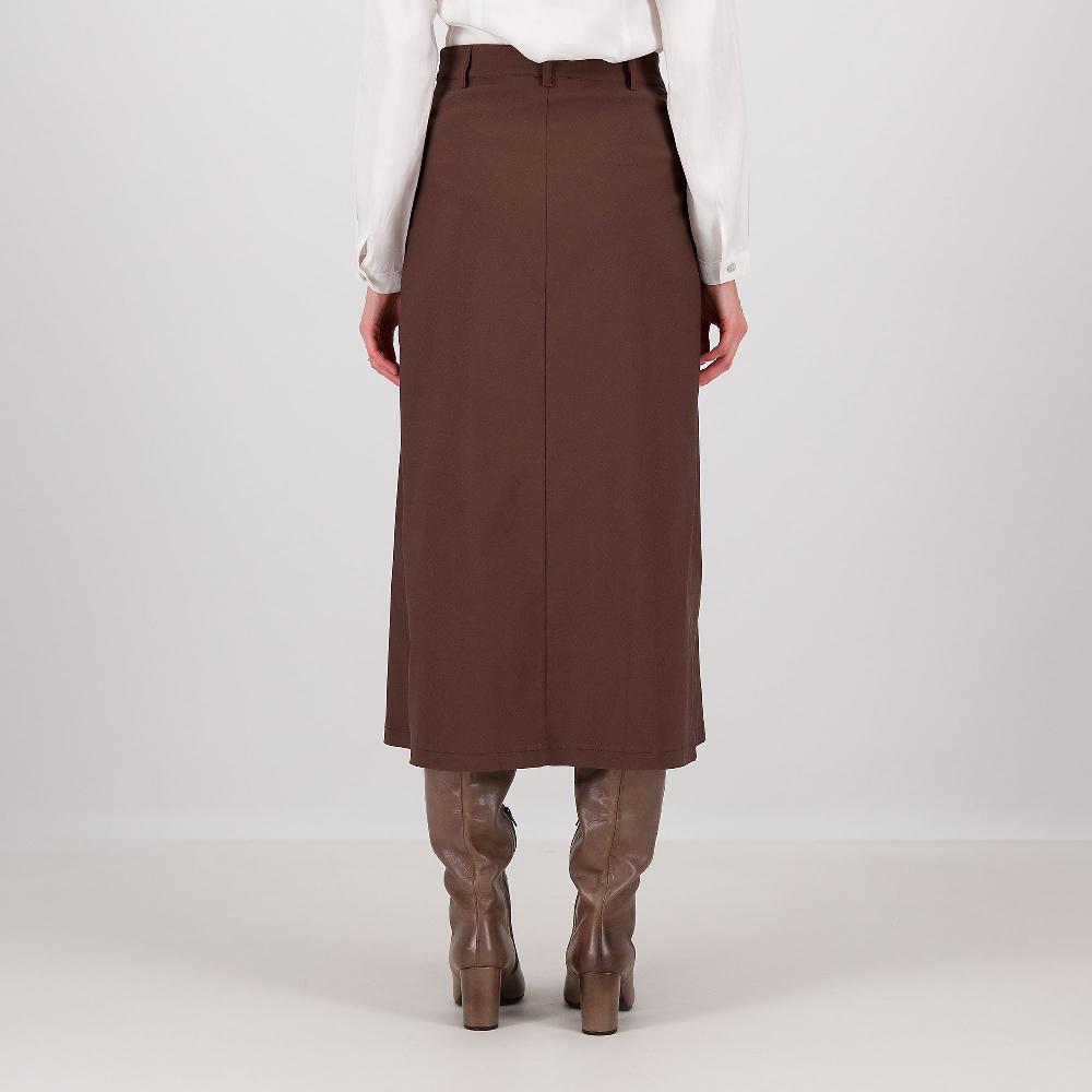 QVC M’ama Gonna Lunga Con Tasche A Filetto Tessuto Elasticizzato