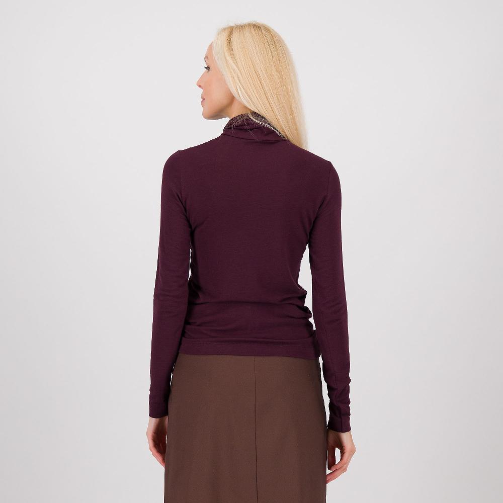 QVC M’ama Maglia Dolcevita A Maniche Lunghe Misto Viscosa E Lana