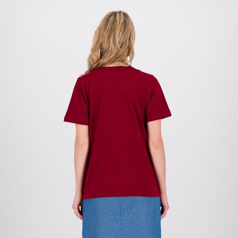 QVC M’ama T-Shirt A Maniche Corte Con Scollo A V In Cotone