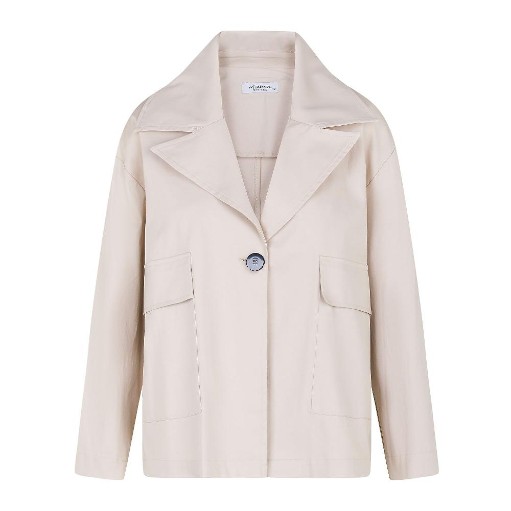 QVC M’ama Trench Corto In Tessuto Twill Con Collo Rever
