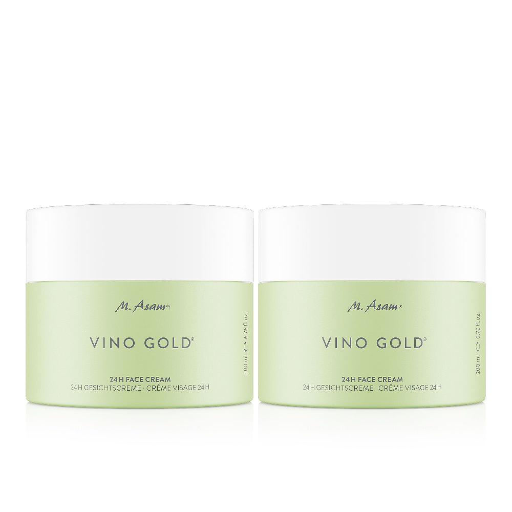 QVC M. Asam 2 Creme Viso Giorno E Notte Antirughe Vino Gold 24H