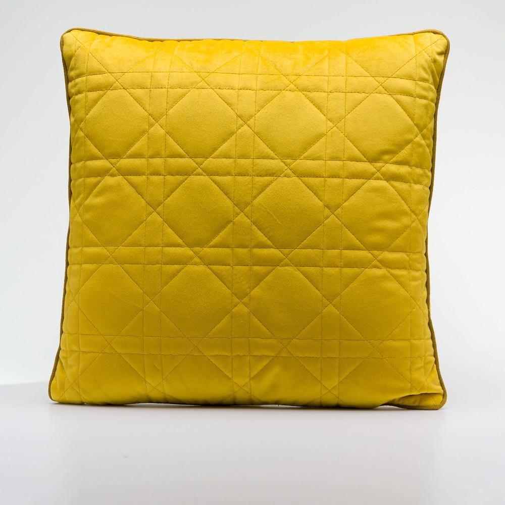 QVC Maddalena Home Cuscino Arredo Quadrato Trapuntato 45x45 Cm