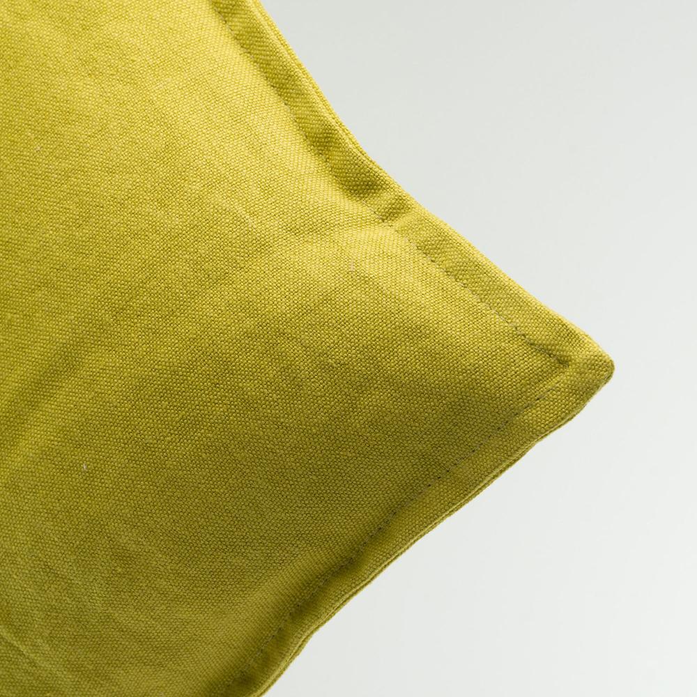 QVC Maddalena Home Cuscino Quadrato 100% Lino Impuntura Perimetrale 55x55cm