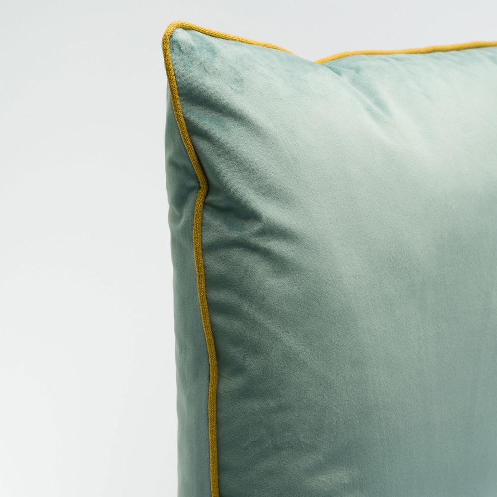 QVC Maddalena Home Cuscino Quadrato Con Piping Lino A Contrasto 50x50cm