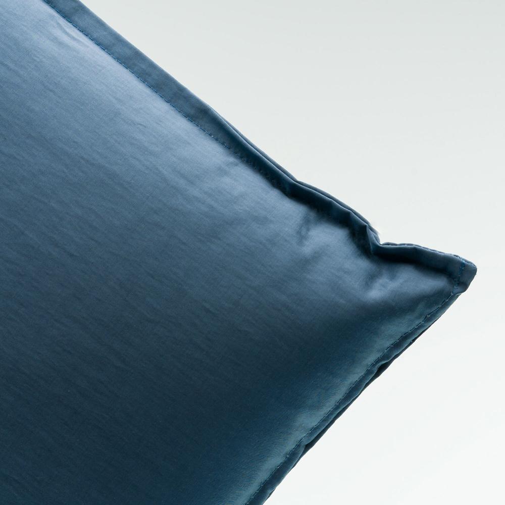 QVC Maddalena Home Cuscino Quadrato Misto Lino Impuntura Perimetrale 55x55cm