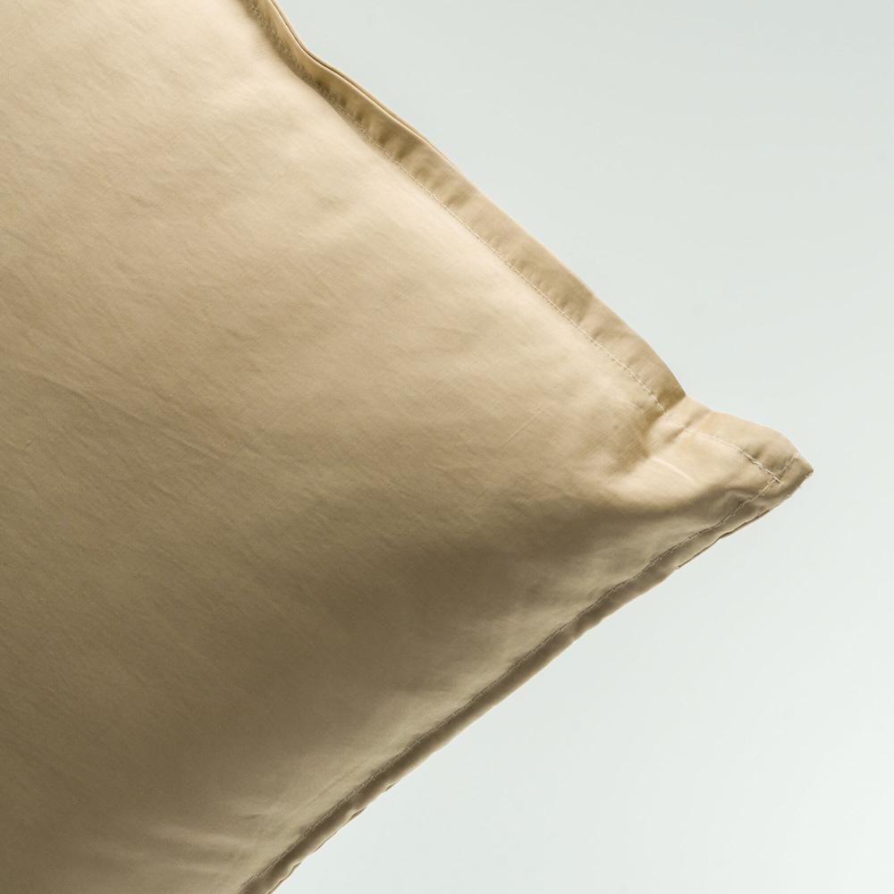 QVC Maddalena Home Cuscino Quadrato Misto Lino Impuntura Perimetrale 55x55cm