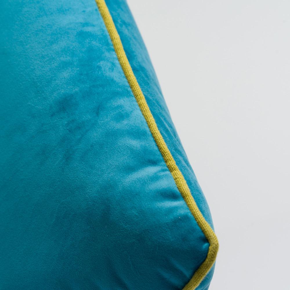 QVC Maddalena Home Cuscino Rettangolare Con Piping Lino A Contrasto 32x50cm