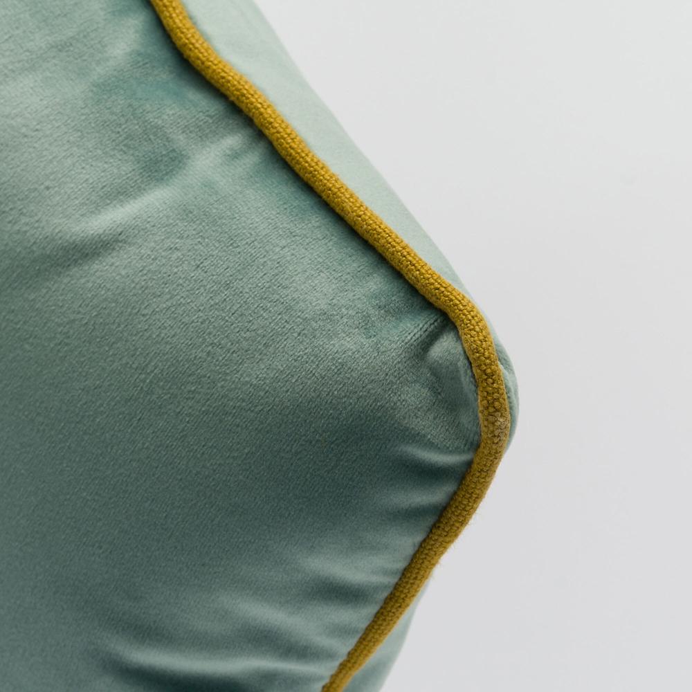 QVC Maddalena Home Cuscino Rettangolare Con Piping Lino A Contrasto 32x50cm