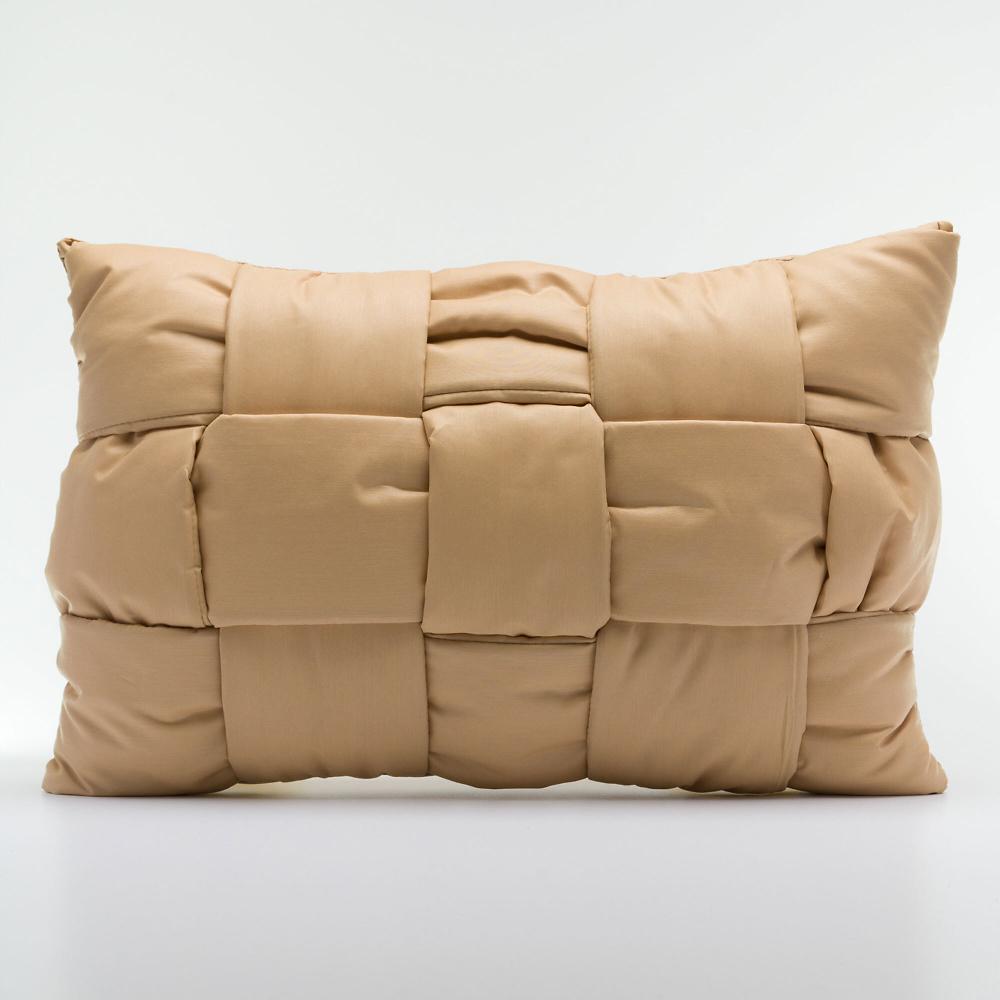 QVC Maddalena Home Cuscino rettangolare intreccio costruito 32 x 50 cm