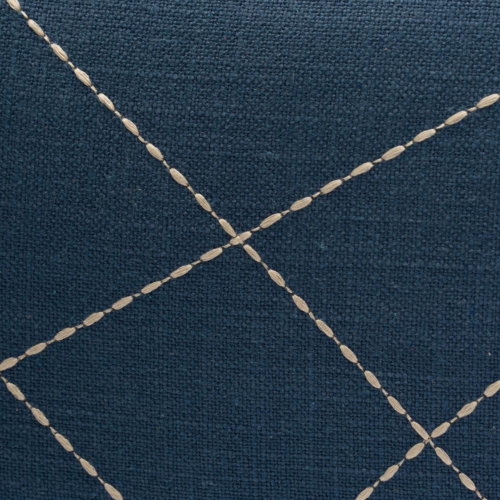 QVC Maddalena Home Cuscino Rettangolare Ricamo Rete Ondulata 32x50cm