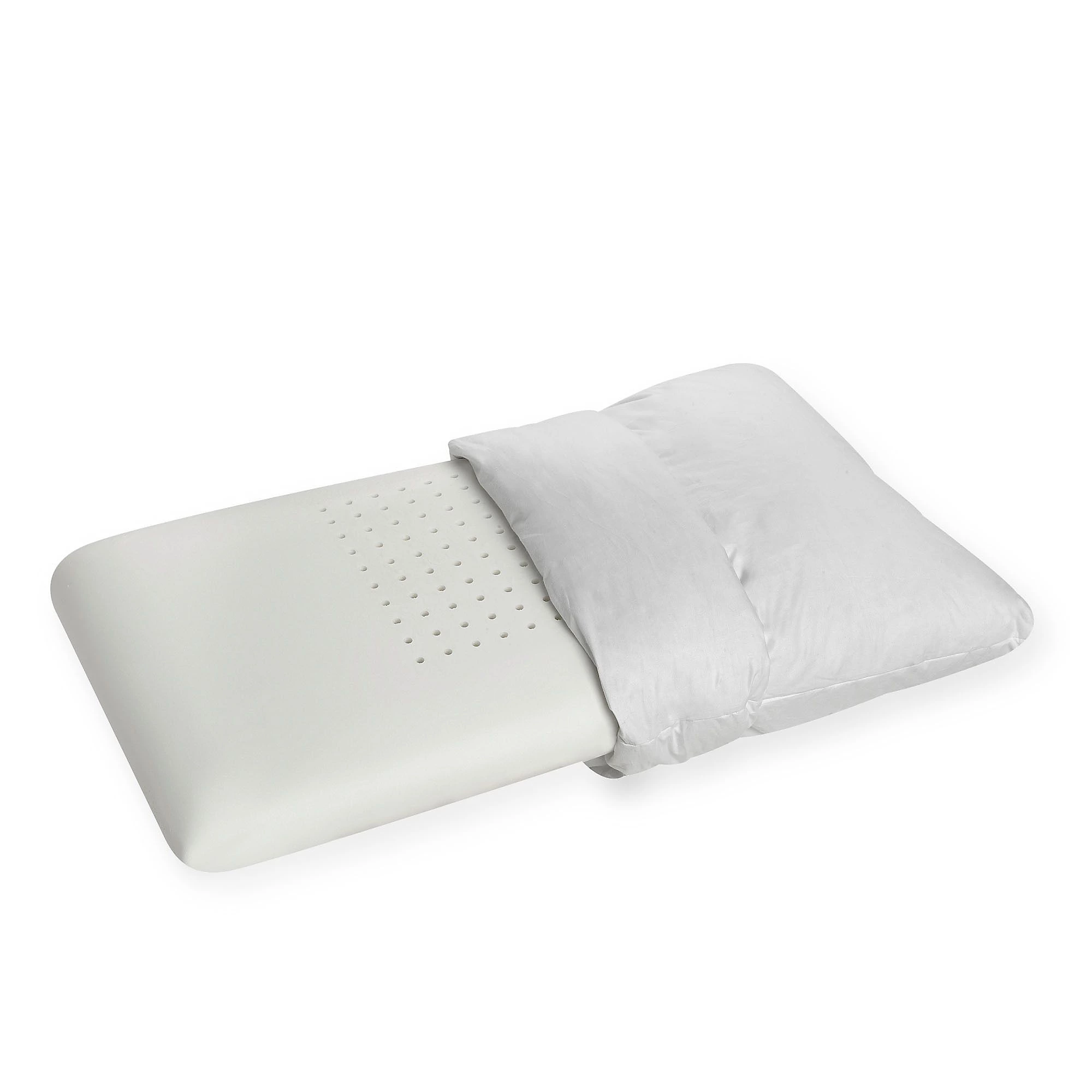 QVC Magniflex Guanciale In Memoform Con Rivestimento Imbottito In Piuma