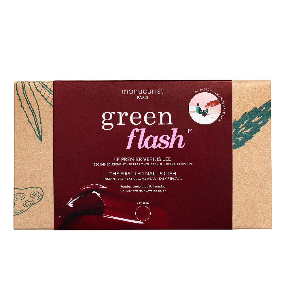 QVC MANUCURIST LED Kit: Lampada Base E Top Coat Smalto Solvente Pinze