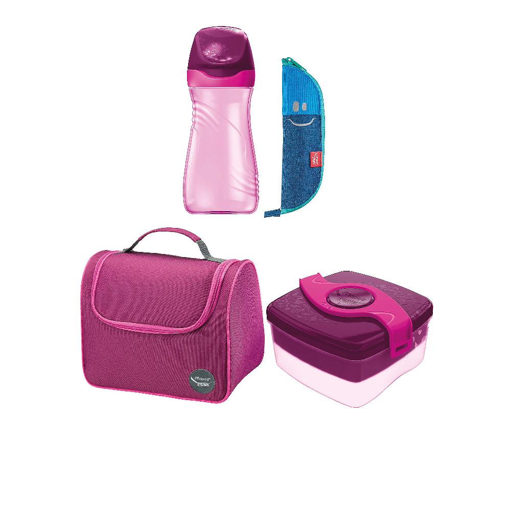 QVC Maped Pic-nic set: borsa contenitore borraccia posate
