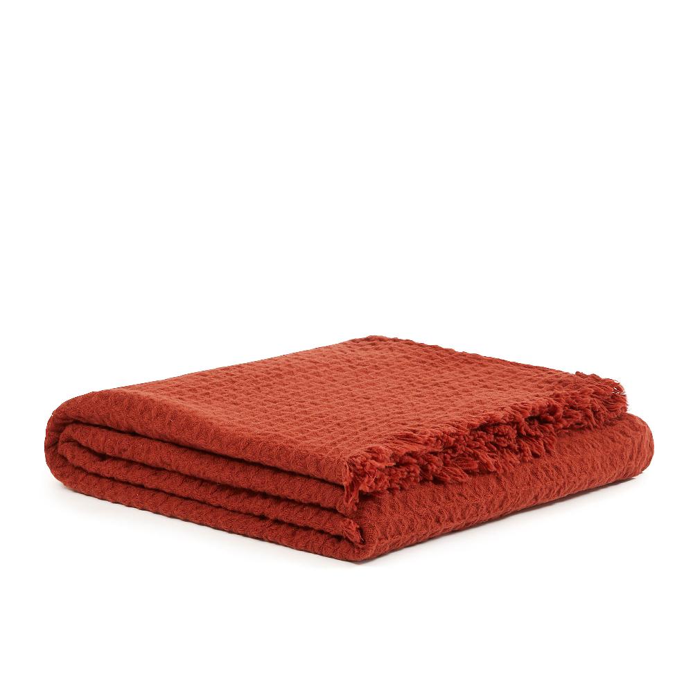 QVC Marzotto Home Ape Coperta a nido d'ape in misto lana Merino