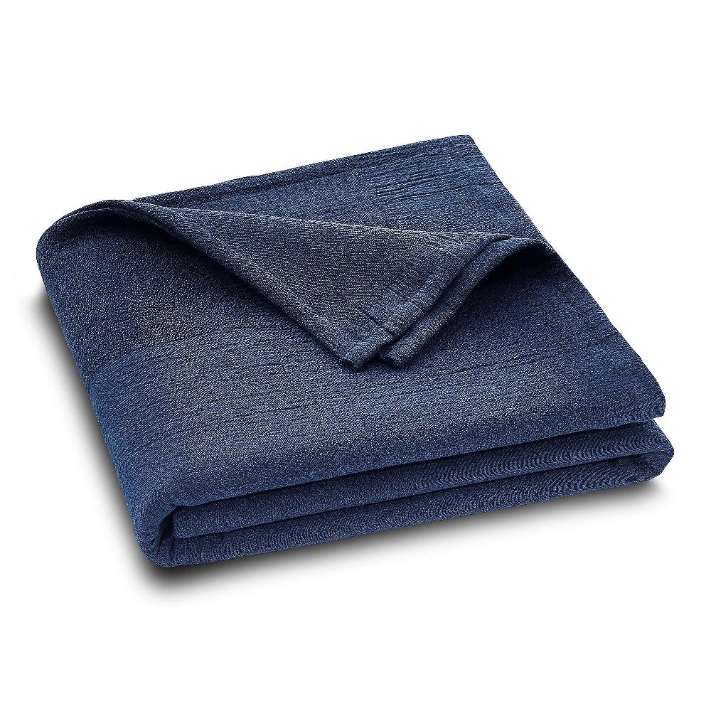 QVC Marzotto Home Coperta Copriletto In Cotone Jacquard Shabbato Mediterraneo