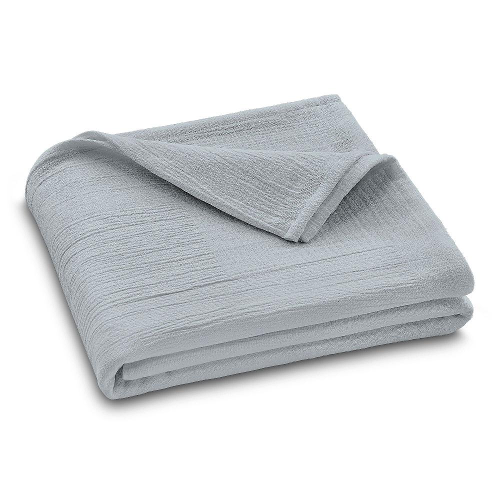 QVC Marzotto Home Coperta Copriletto In Cotone Jacquard Shabbato Mediterraneo