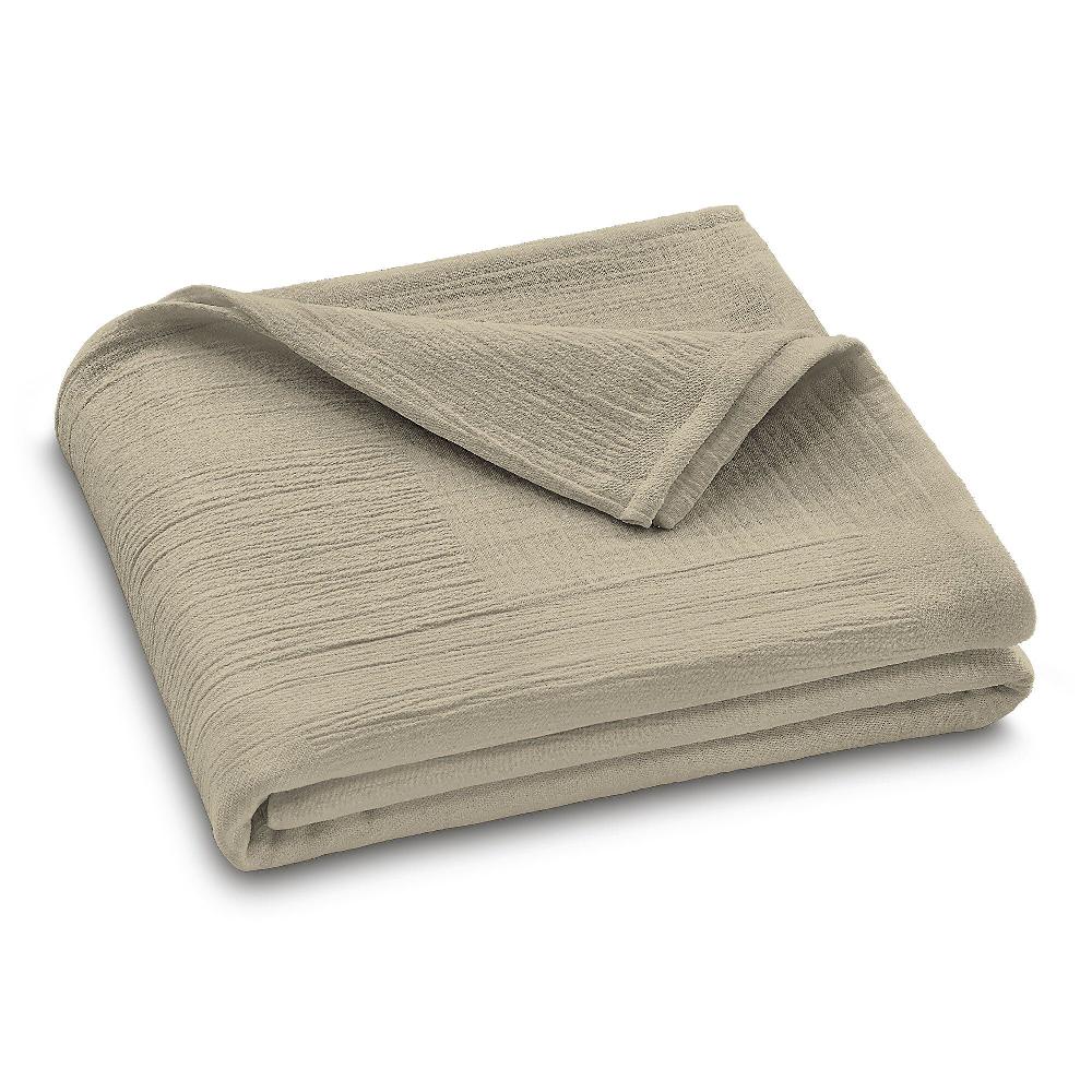 QVC Marzotto Home Coperta Copriletto In Cotone Jacquard Shabbato Mediterraneo
