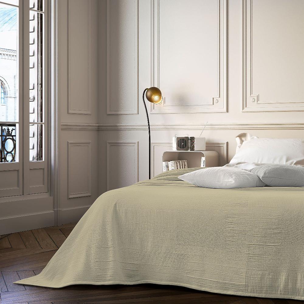 QVC Marzotto Home Coperta copriletto in cotone jacquard shabbato Mediterraneo