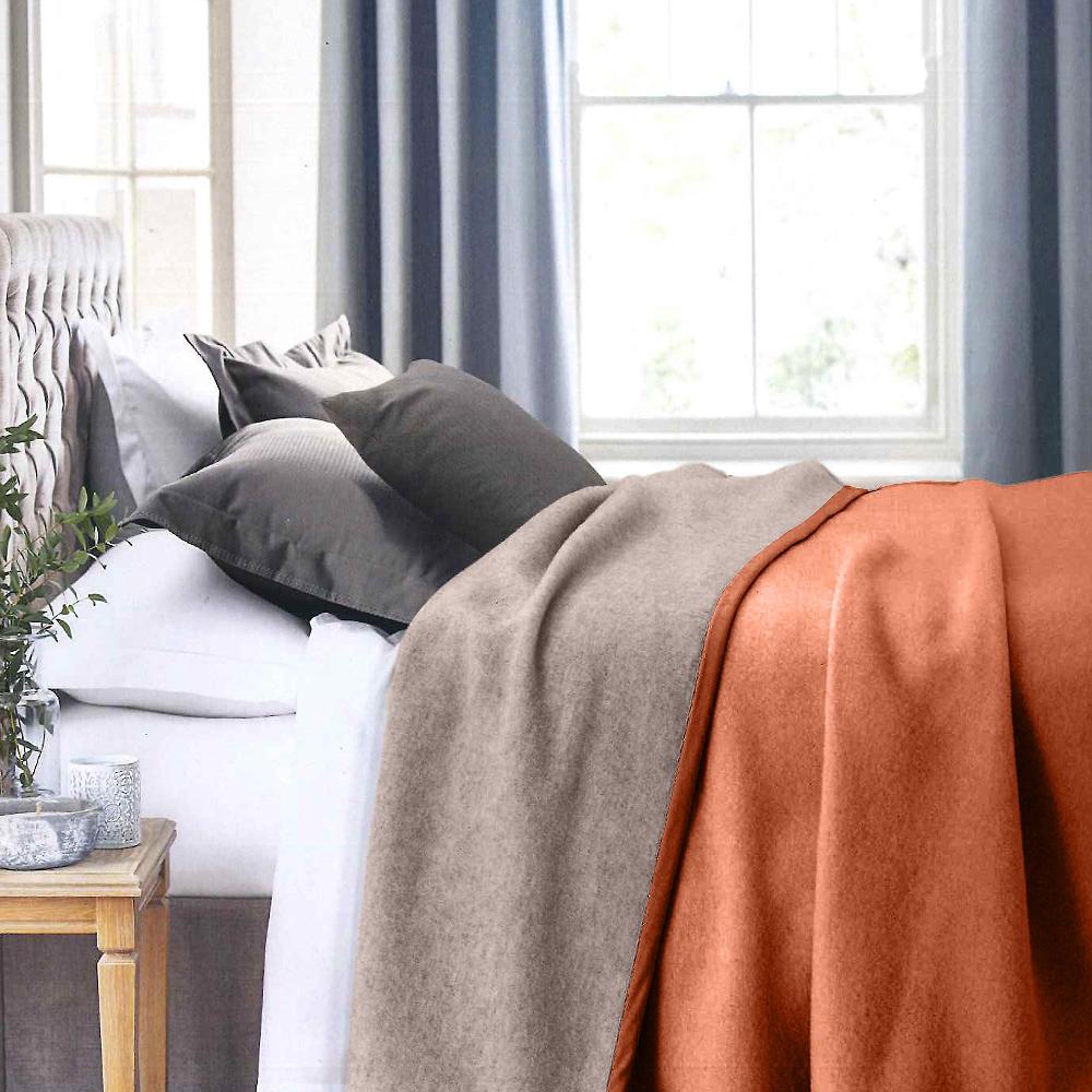 QVC Marzotto Home Marta Coperta in pura lana vergine