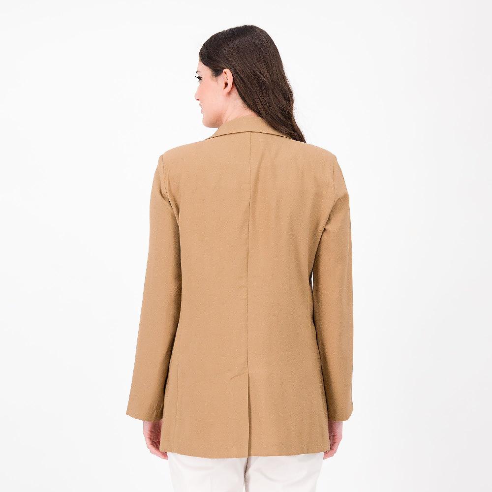 QVC Matilde Design Blazer In Twill Di Viscosa Linea Destrutturata Made In Italy