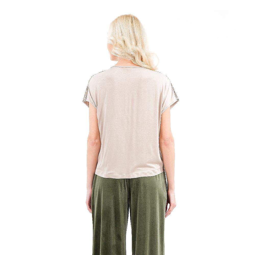 QVC Matilde Design Blusa In Paillettes Manica A Kimono