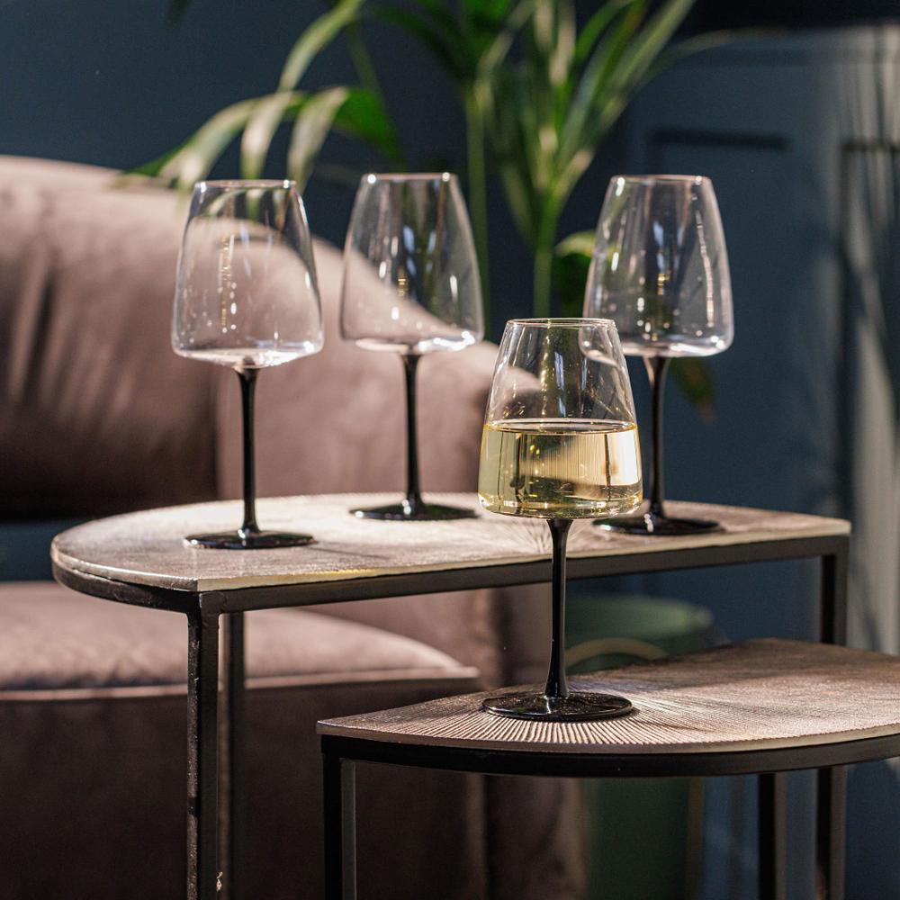 QVC Mikasa 4 bicchieri da vino in cristallo Palermo con stelo