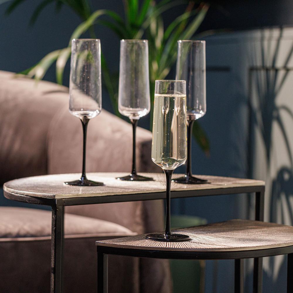 QVC Mikasa Palermo 4 bicchieri da champagne in cristallo