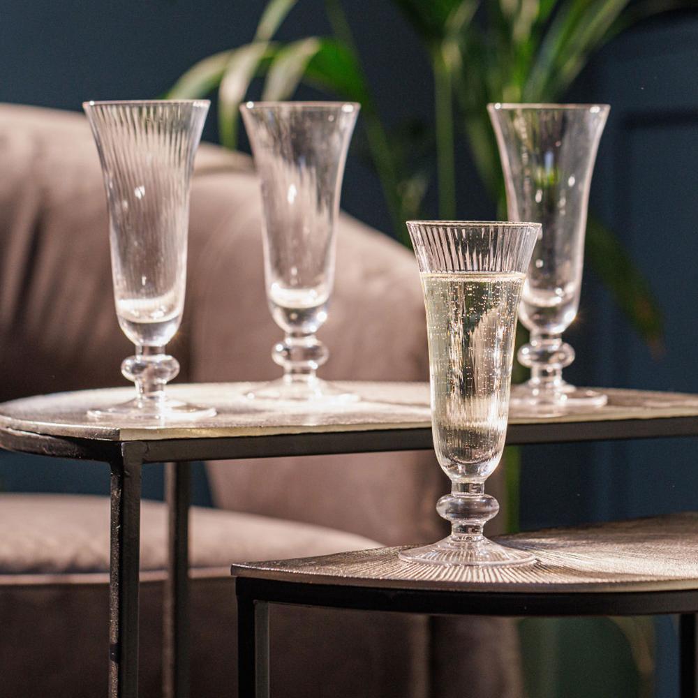 QVC Mikasa Salerno 4 bicchieri da champagne in cristallo