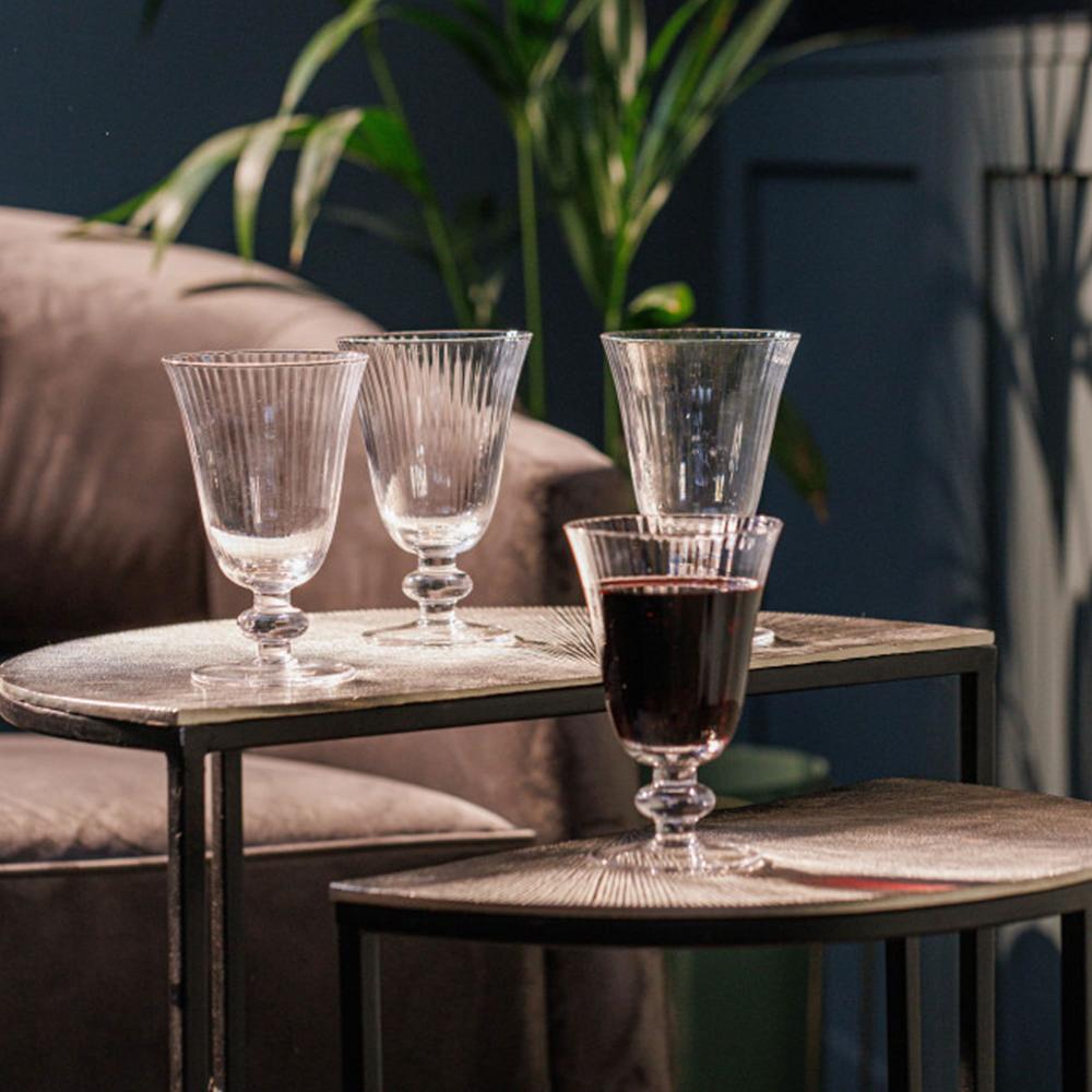 QVC Mikasa Set 4 bicchieri da vino in cristallo a stelo corto