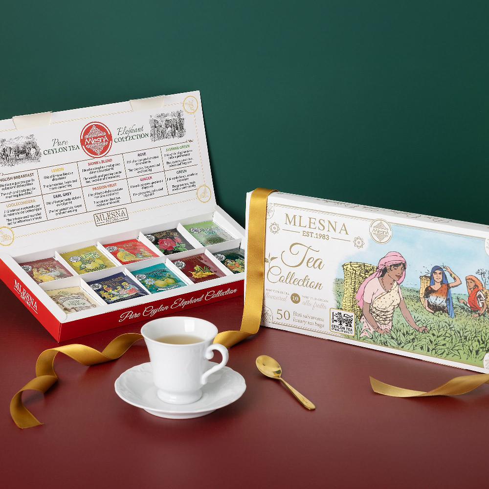 QVC Mlesna 2 Scatole Regalo: Elephant Collection+ Flavoured Tea